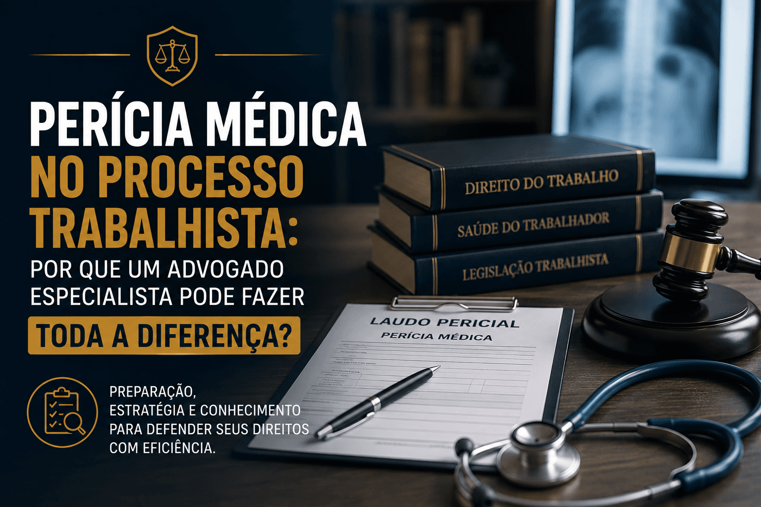 Perícia médica no processo trabalhista: por que um advogado especialista pode fazer toda a diferença?