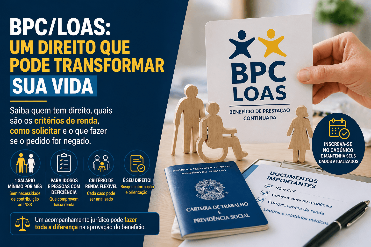 BPC/LOAS: será que você tem direito a esse benefício?