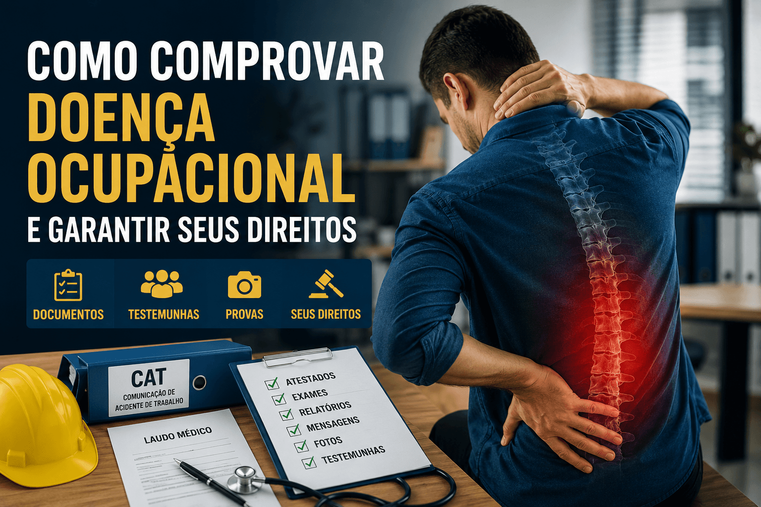 Como comprovar doença ocupacional e garantir seus direitos