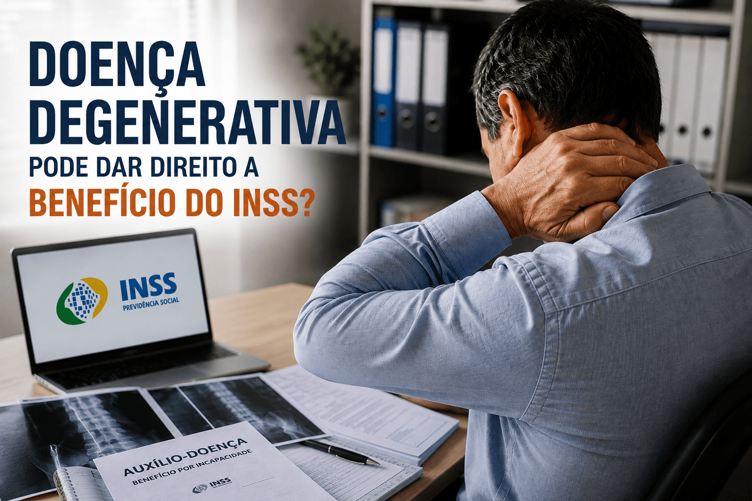 Doença degenerativa dá direito a benefício do INSS?