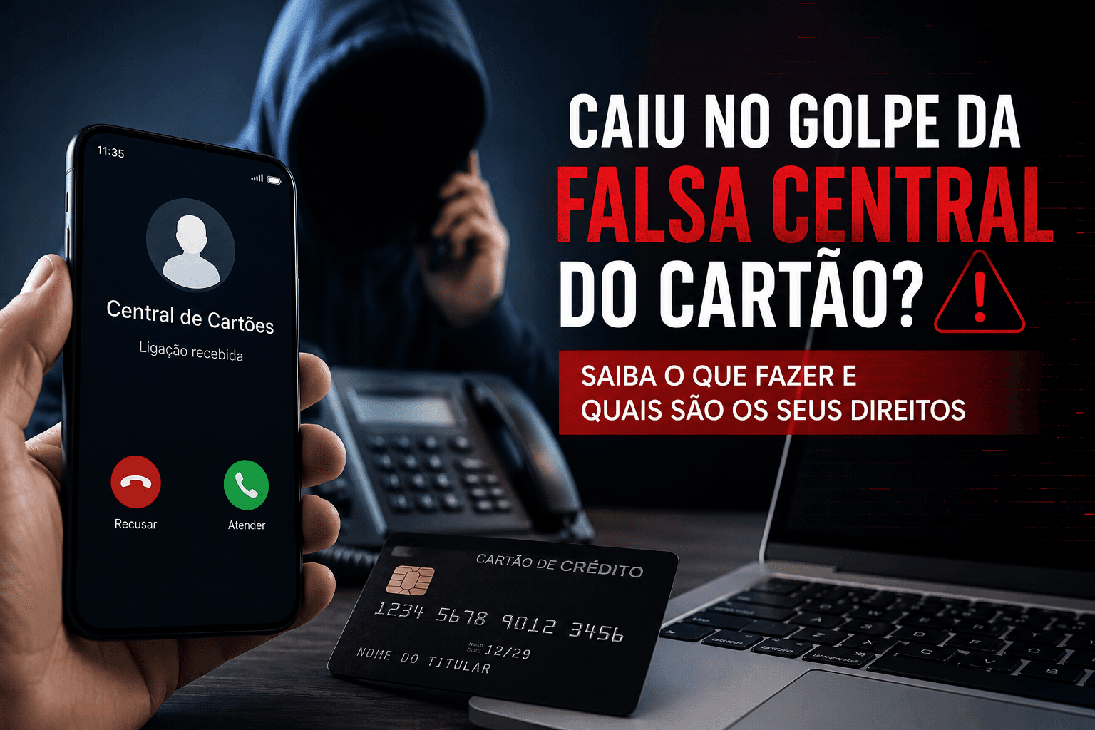 Golpe da falsa central do cartão: o banco deve devolver o dinheiro?