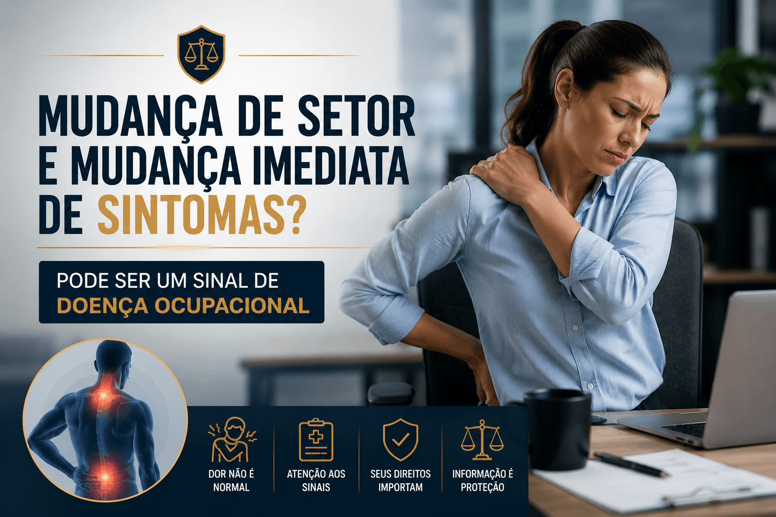 Mudou de setor e os sintomas apareceram logo depois? Pode ser um sinal de doença ocupacional